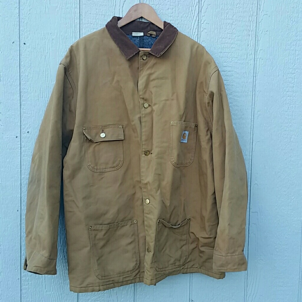 COPY - Carhartt Canvas Corduroy Wind Resistant Coat Duck